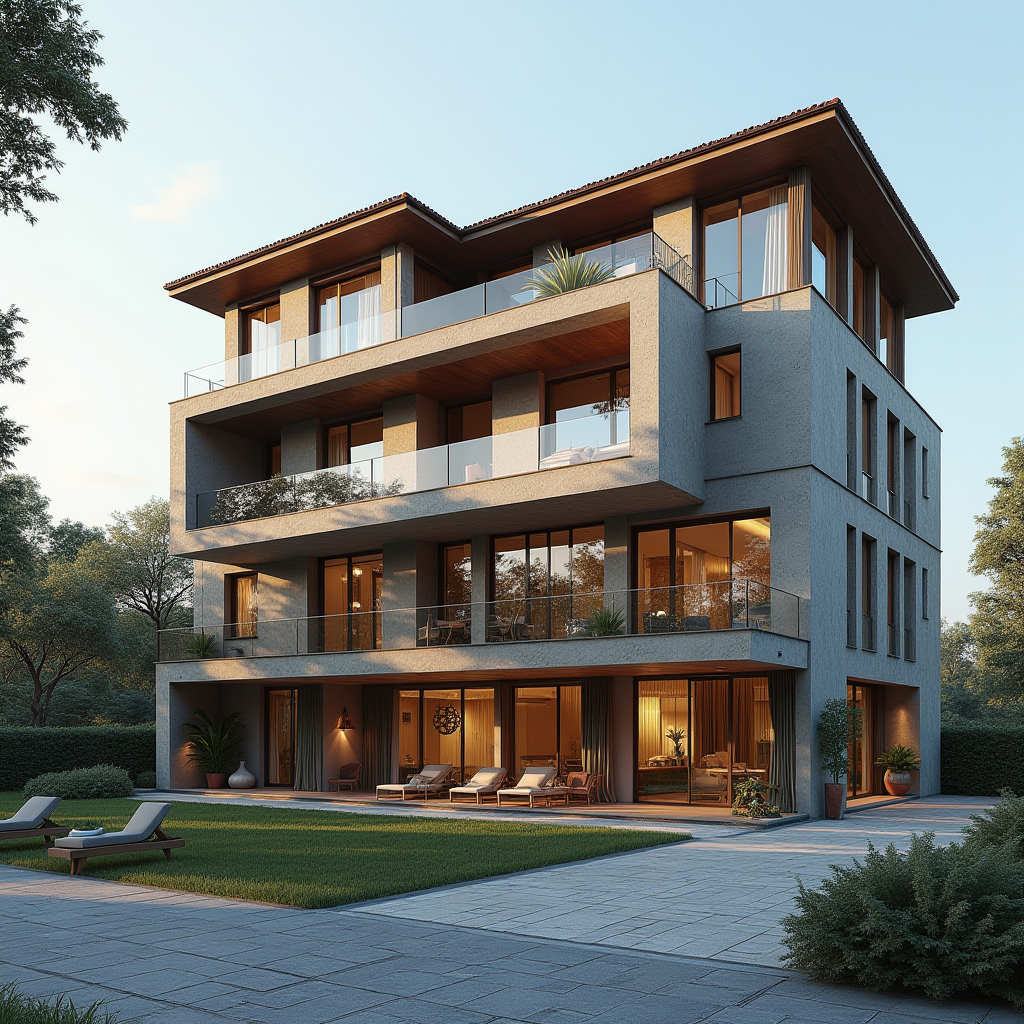 Сучасна архітектура українських готелів з традиційними елементами дизайну, що поєднує історичну спадщину та сучасний комфорт